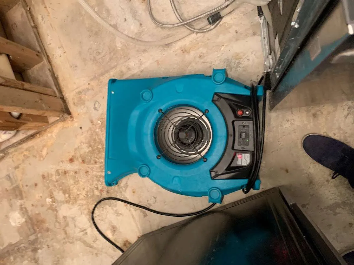 Air mover drying equipment for Mold Remediation & Removal in Fridley